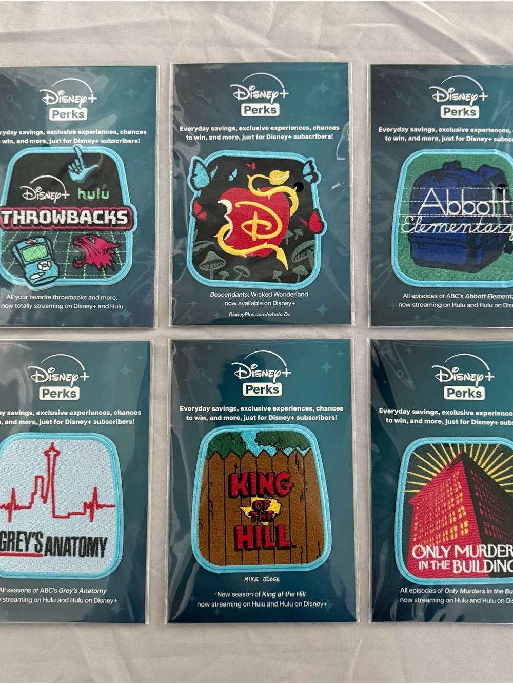 Disney+ Perks complete patch set